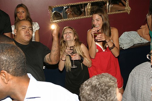 Ashlee Simpson Drinking